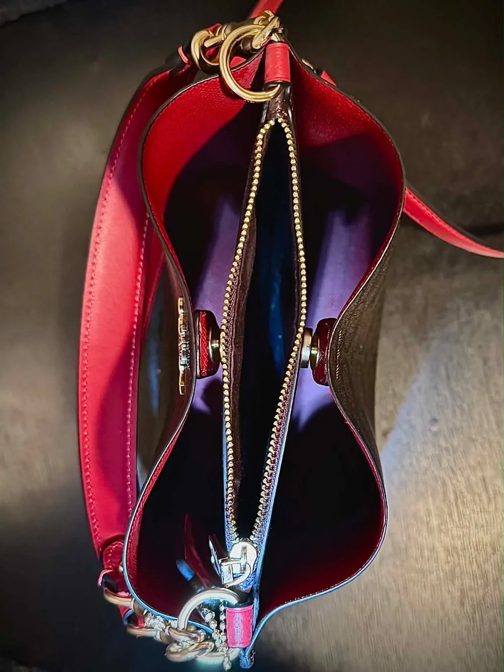 Coach tote brown